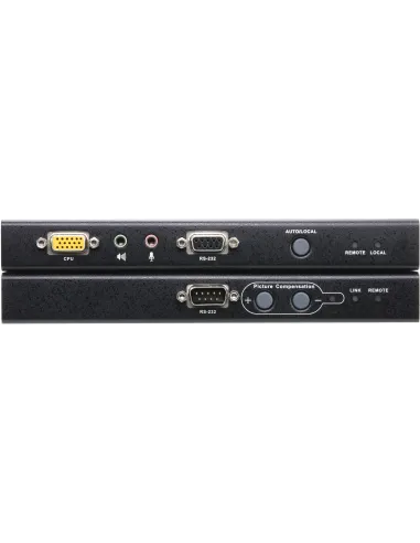 Aten CE750A Extensor KVM Cat.5 VGA/Mini Jack/USB-A Negro