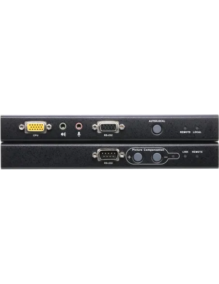 Aten CE750A Extensor KVM Cat.5 VGA/Mini Jack/USB-A Negro