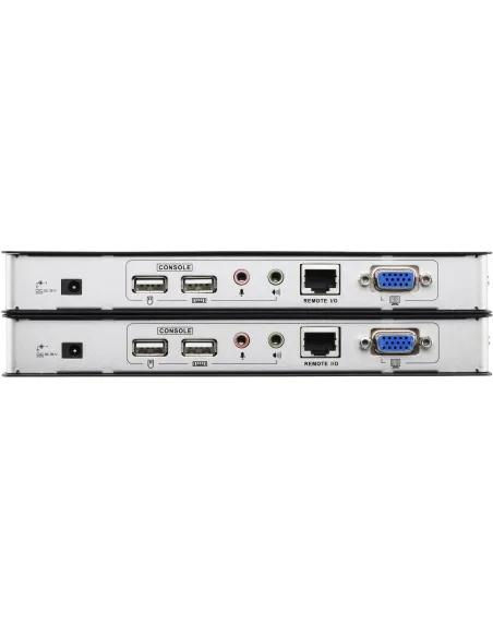 Aten CE750A Extensor KVM Cat.5 VGA/Mini Jack/USB-A Negro