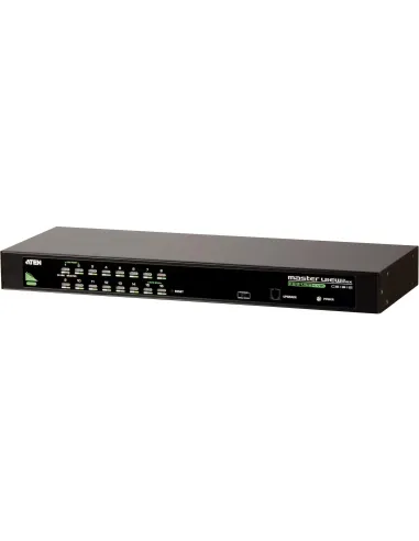 Aten CS1316-AT-G Switch KVM 16 Puertos VGA con PS/2 y USB Negro