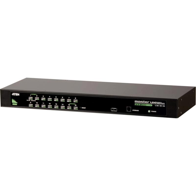 Aten CS1316-AT-G Switch KVM 16 Puertos VGA con PS/2 y USB Negro