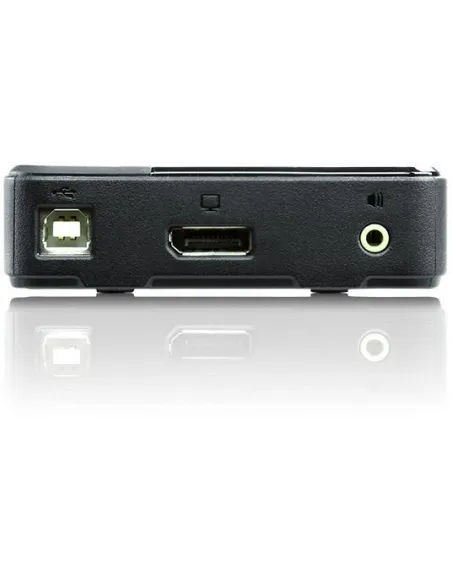 Aten CS782DP-AT KVM Switch 2 Puertos USB-A/USB-B/Mini Jack/Displayport Negro