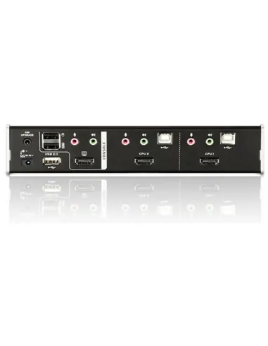 Aten CS1792-AT-G Switch KVMP 2 puertos HDMI/Mini Jack/USB-A/USB-B Plata