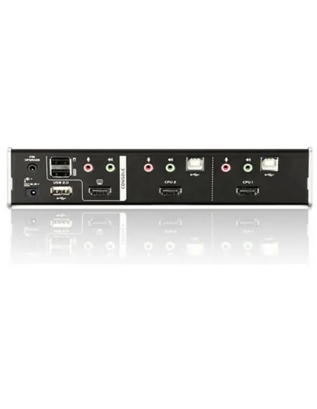 Aten CS1792-AT-G Switch KVMP 2 puertos HDMI/Mini Jack/USB-A/USB-B Plata