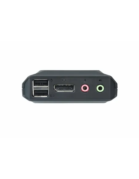 Aten CS22DP-AT Switch KVM DisplayPort/Jack 3.5mm/USB-A/microUSB-B Negro