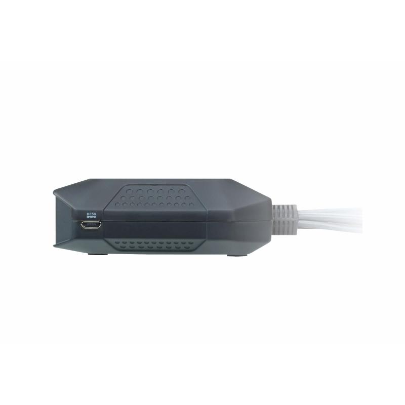 Aten CS22DP-AT Switch KVM DisplayPort/Jack 3.5mm/USB-A/microUSB-B Negro