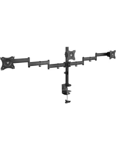 TooQ DB1327TN-B Soporte de Mesa Monitor 3 Brazos 13"-27" Máx. 8Kg Negro-974171