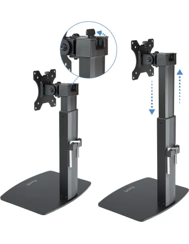 TooQ DB1732TN-B Soporte de Mesa para Monitor/TV 17"-32" Máx. 7Kg Negro