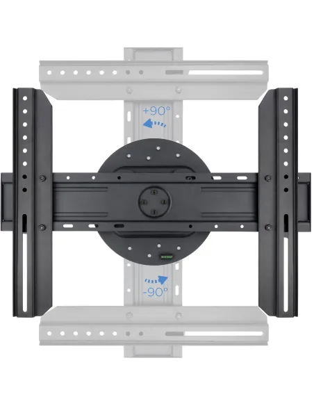 TooQ LP3770F-R Soporte de Pared Rotación 360° para Monitor/TV 37"-70" Máx. 50Kg Negro