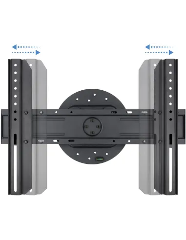 TooQ LP3770F-R Soporte de Pared Rotación 360° para Monitor/TV 37"-70" Máx. 50Kg Negro