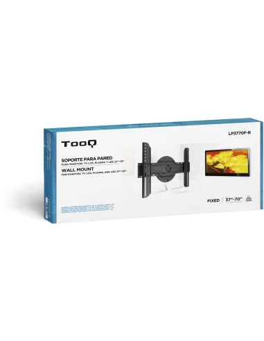 TooQ LP3770F-R Soporte de Pared Rotación 360° para Monitor/TV 37"-70" Máx. 50Kg Negro