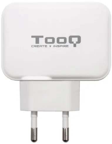 TooQ TQWC-2SC02WT Cargador de Pared Universal USB-A/USB-C 27W Blanco