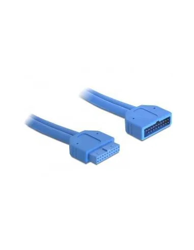 Delock 82943 Cable Interno USB 3.2 0,45m Azul
