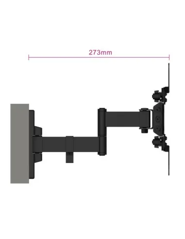 Ewent EW1522 Soporte de Pared Inclinable para TV 13 - 42" Máx. 20Kg Negro