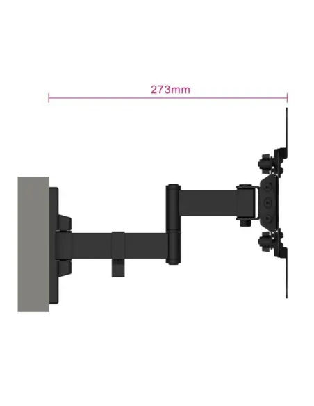 Ewent EW1522 Soporte de Pared Inclinable para TV 13 - 42" Máx. 20Kg Negro