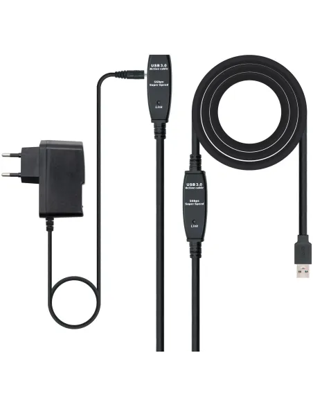 Nanocable 10.01.0312 Prolongador Amplificado USB 3.0 A/M-A/H 10m