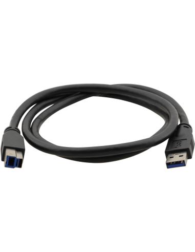 Kramer Electronics 96-0235003 Cable USB-A/USB-B 0,9m Negro