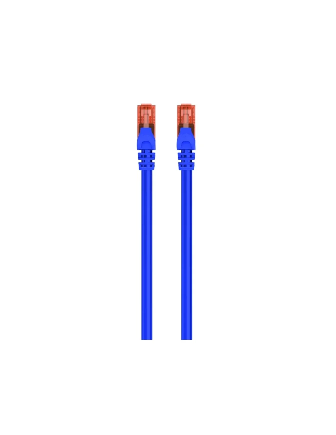 Ewent IM1001 Cable de Red RJ45 Cat.6 U/UTP Slim 50cm Azul