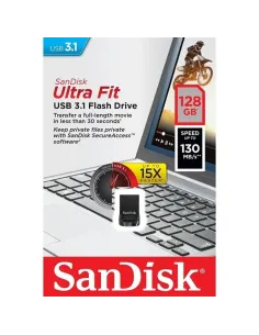 SanDisk SDCZ430-128G-G46 Lápiz USB 3.1 U.Fit 128GB-910354