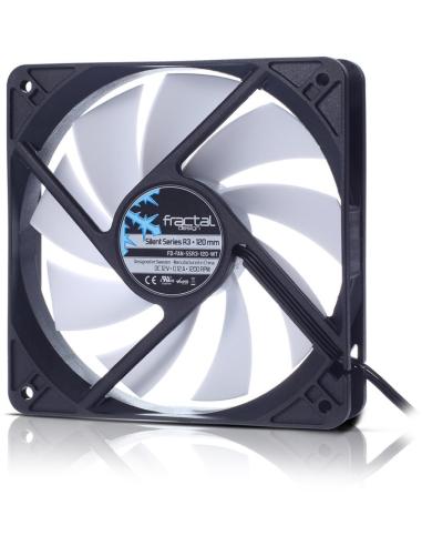 Fractal Design Silent Series R3 Ventilador 120mm Negro/Blanco
