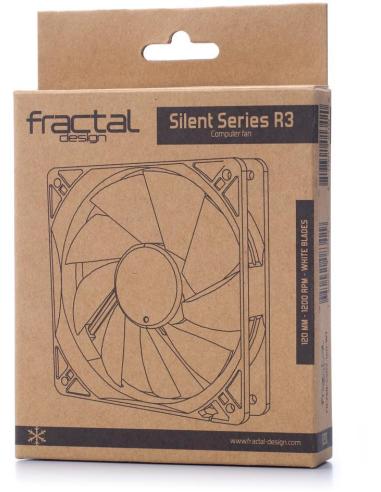 Fractal Design Silent Series R3 Ventilador 120mm Negro/Blanco