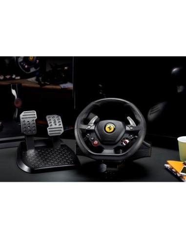 Thrustmaster T80 Ferrari 488 GTB Edition Mando de Volante con Pedales Negro