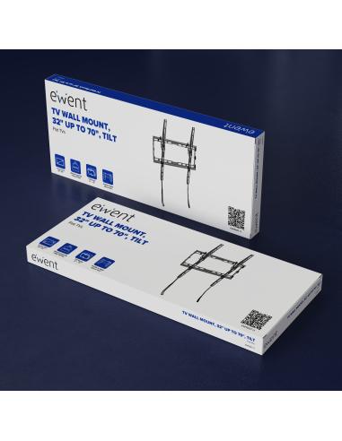 Ewent EW1507 Soporte de Pared Easy Tilt Inclinable para Monitor/TV 37 - 70" Máx. 35Kg