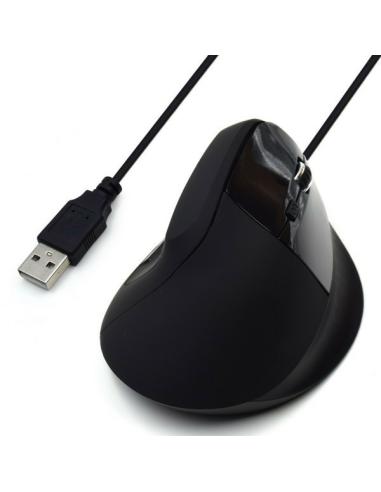 Ewent EW3157 Ratón Ergonómico Vertical con Cable 1800DPI