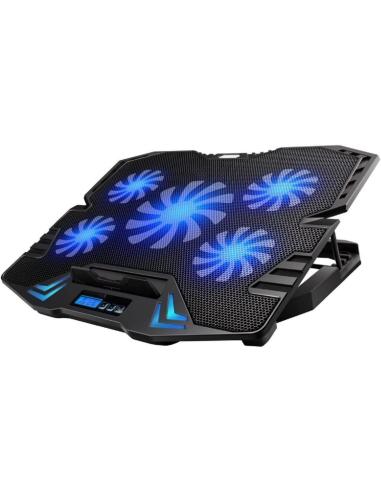 Ewent EW1259 Base Refrigeradora para Portátil hasta 17" Negro