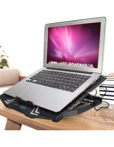 Ewent EW1259 Base Refrigeradora para Portátil hasta 17" Negro