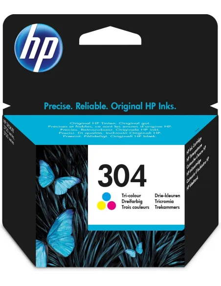 HP 304 Cartucho de Tinta Tricolor Cian/Magenta/Amarillo