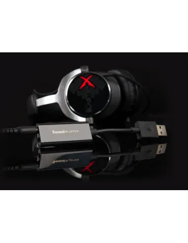 Creative Sound Blaster Play 3 Amplificador Conversor USB-A a Jack 3,5mm Negro