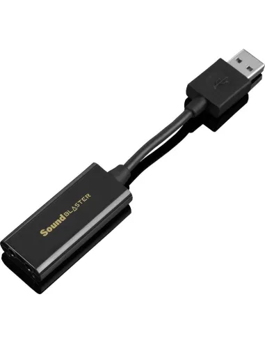 Creative Sound Blaster Play 3 Amplificador Conversor USB-A a Jack 3,5mm Negro