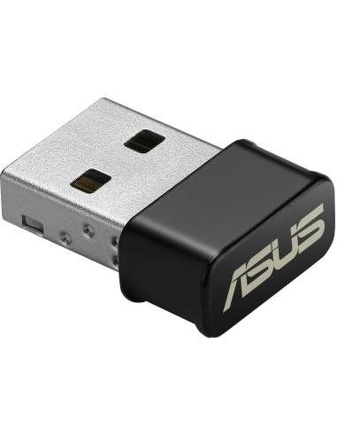 Asus USB-AC53 Nano Adaptador Inalámbrico USB AC1200 Wifi 5 Doble Banda Negro