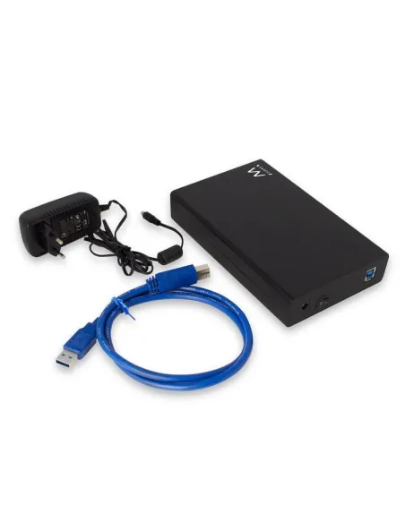 Ewent Carcasa para Disco Duro SATA de 3.5" sin Tornillos USB 3.1