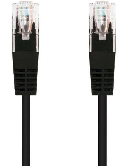 Nanocable 10.20.0103-BK Cable de Red RJ45 UTP AWG24 Cat. 5e 3m Negro
