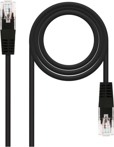 Nanocable 10.20.0103-BK Cable de Red RJ45 UTP AWG24 Cat. 5e 3m Negro