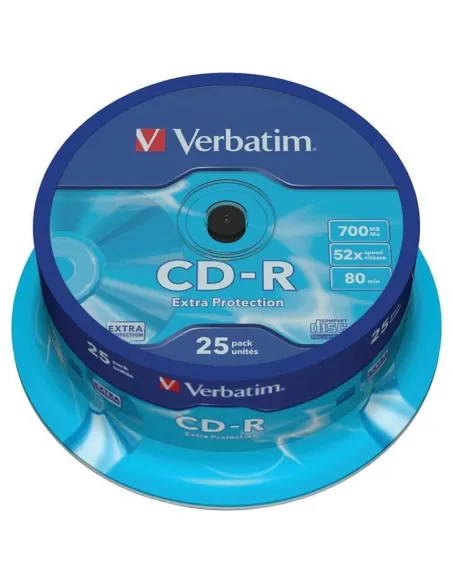 Verbatim CD-R 700MB 52x Tarrina 25Uds