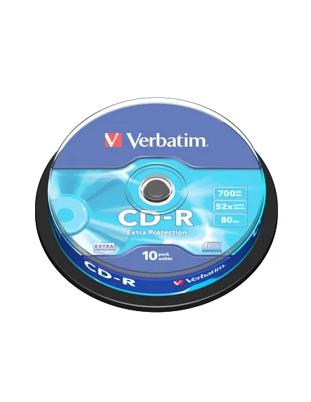Verbatim CD-R 700MB 52x Tarrina 10Uds