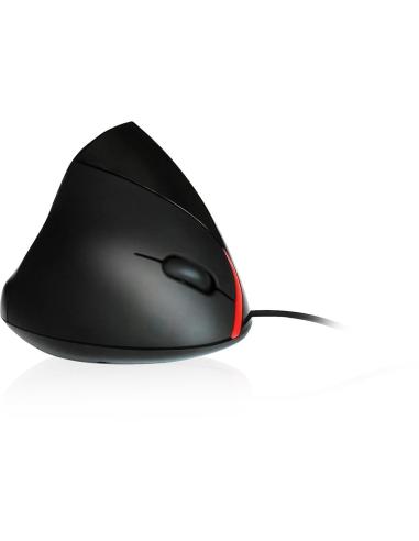 Ewent EW3156 Ratón Óptico Vertical 1000DPI Negro