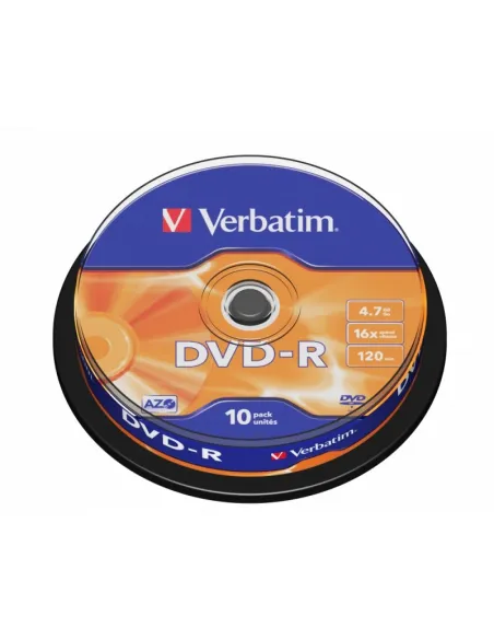 Verbatim DVD-R 4.7GB 16x Tarrina 10Uds