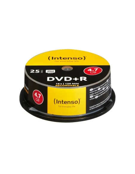 Intenso DVD+R 4.7GB 16x Tarrina 25Uds