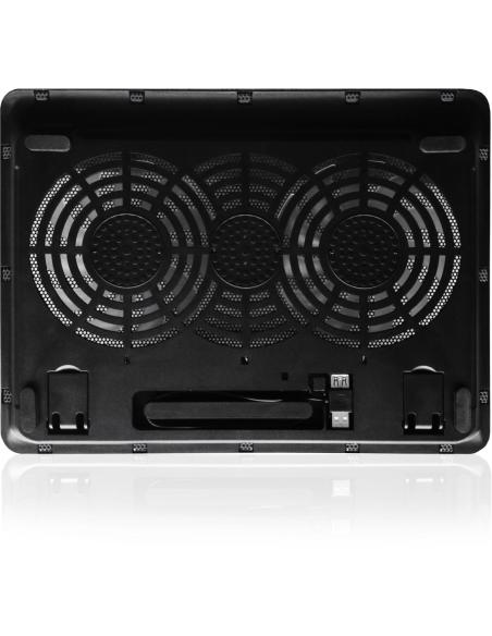 Ewent EW1256 Base Refrigeradora para Portátiles hasta 17" Negro