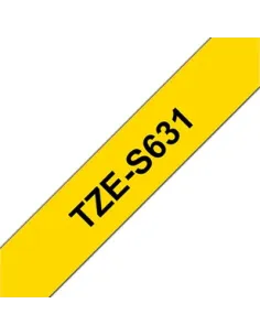 Brother Tzes631 Cinta Adhesiva Amarilla/Negra 12mm-CCICIS0068