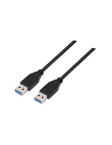 Nanocable Cable USB 3.0 Negro Tipo A a Tipo A Macho/Macho 2M