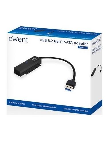 Ewent EW7017 Cable Adaptador de Disco Duro SATA para 2.5" SSD / HDD Negro