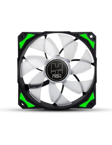 NOX H-120 Ventilador Suplementario 120mm Negro/Verde/Blanco