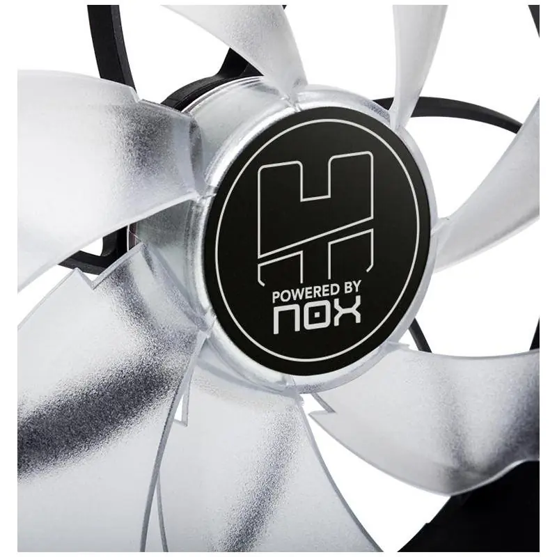 NOX H-120 Ventilador Suplementario 120mm Negro/Verde/Blanco