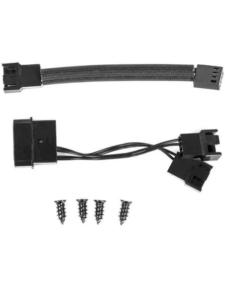 NOX H-120 Ventilador Suplementario 120mm Negro/Verde/Blanco