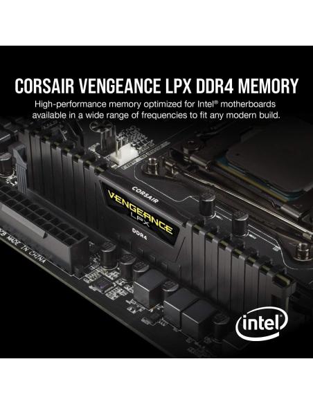Corsair Vengeance LPX DDR4 3200 PC4-25600 16GB (2x8GB) CL16 Negra